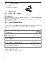 Предварительный просмотр 22 страницы V-ZUG De Luxe S Operating Instructions Manual