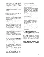 Preview for 15 page of V-ZUG De Luxe Operating Instructions Manual