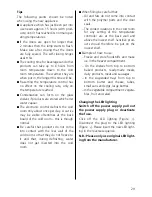 Preview for 33 page of V-ZUG De Luxe Operating Instructions Manual