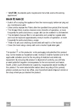 Preview for 14 page of V-ZUG DEHE 5 Operating Instructions Manual