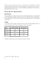 Preview for 2 page of V-ZUG DF-SG5 Operating Instructions Manual