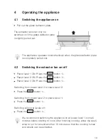 Preview for 13 page of V-ZUG DF-SG5 Operating Instructions Manual