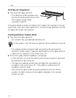 Preview for 16 page of V-ZUG DF-SLG5 Operating Instructions Manual