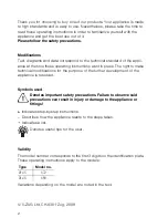 Preview for 2 page of V-ZUG DF-U5 Operating Instructions Manual