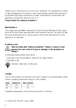 Preview for 2 page of V-ZUG DF5 Operating Instructions Manual