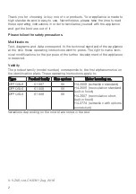 Preview for 2 page of V-ZUG DFPQSL Series Operating Instructions Manual