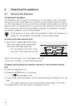 Preview for 12 page of V-ZUG DFPQSL Series Operating Instructions Manual