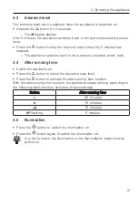 Preview for 15 page of V-ZUG DFPQSL Series Operating Instructions Manual