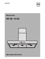 V-ZUG DI-SE series Operating Instructions Manual preview