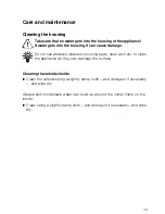 Preview for 13 page of V-ZUG DI-SM12 Operating Instructions Manual