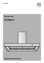 Предварительный просмотр 1 страницы V-ZUG DI-SMC12 Operating Instructions Manual