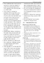 Preview for 5 page of V-ZUG DIAS 10 Operating Instructions Manual