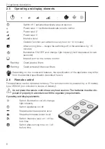 Предварительный просмотр 8 страницы V-ZUG DIAS 10 Operating Instructions Manual