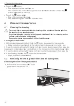 Предварительный просмотр 12 страницы V-ZUG DIAS 10 Operating Instructions Manual