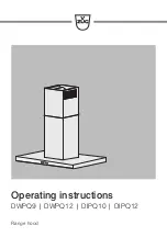 Preview for 1 page of V-ZUG DIPQ10 Operating Instructions Manual