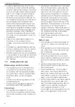 Preview for 6 page of V-ZUG DIQS10 Operating Instructions Manual