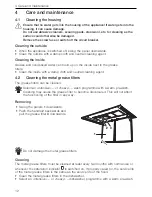 Предварительный просмотр 12 страницы V-ZUG DSDSR12 Operating Instructions Manual