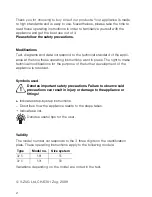 Preview for 2 page of V-ZUG DV 5 Operating Instructions Manual