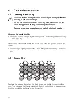 Preview for 12 page of V-ZUG DV 5 Operating Instructions Manual