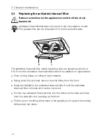 Preview for 14 page of V-ZUG DV 5 Operating Instructions Manual