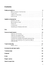 Предварительный просмотр 3 страницы V-ZUG DW-SL6 Operating Instructions Manual