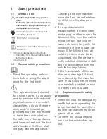 Preview for 4 page of V-ZUG DWVHR9 Operating Instructions Manual