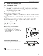 Preview for 13 page of V-ZUG DWVHR9 Operating Instructions Manual