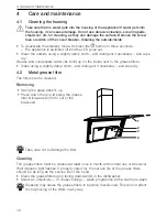 Preview for 10 page of V-ZUG DWVMR9 Operating Instructions Manual