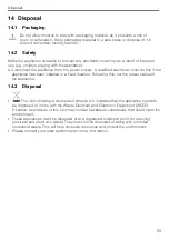 Preview for 33 page of V-ZUG FoodCenter V2000 Operating Instructions Manual