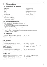 Preview for 21 page of V-ZUG FullFlex GK11TIXFK Operating Instructions Manual