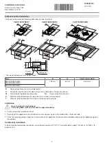 Preview for 3 page of V-ZUG GAS311EKBZ Installation Instructions Manual