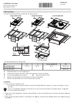 Предварительный просмотр 4 страницы V-ZUG GAS311EKBZ Installation Instructions Manual