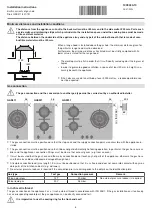 Предварительный просмотр 6 страницы V-ZUG GAS311EKBZ Installation Instructions Manual