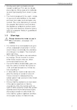 Preview for 7 page of V-ZUG GAS321 Series Operating Instructions Manual