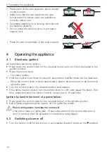 Предварительный просмотр 14 страницы V-ZUG GAS321 Series Operating Instructions Manual