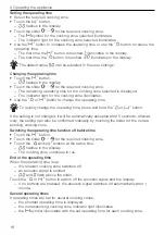 Preview for 18 page of V-ZUG GAS411 Series Operating Instructions Manual