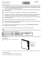 Preview for 1 page of V-ZUG GAS421 Series Installation Instructions Manual