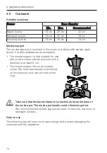 Предварительный просмотр 14 страницы V-ZUG GAS641GKAZ Operating Instructions Manual