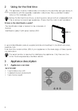 Предварительный просмотр 8 страницы V-ZUG GAS731GK Operating Instructions Manual