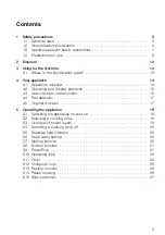 Preview for 3 page of V-ZUG GK16TIWSF Operating Instructions Manual