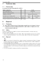 Preview for 16 page of V-ZUG GK25TEZ Series Operating Instructions Manual