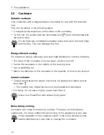 Preview for 16 page of V-ZUG GK26TIF Operating Instructions Manual