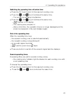 Preview for 23 page of V-ZUG GK26TIF Operating Instructions Manual