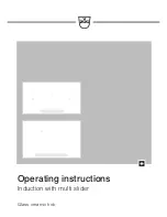 Preview for 1 page of V-ZUG GK36TIPS Operating Instructions Manual