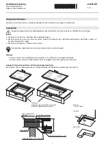 V-ZUG GK36TIS Installation Instructions Manual предпросмотр