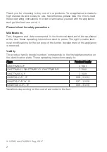 Preview for 2 page of V-ZUG GK37TIMSF Operating Instructions Manual