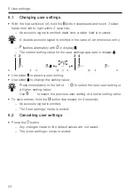 Предварительный просмотр 22 страницы V-ZUG GK45TEASF Operating Instructions Manual