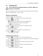 Preview for 19 page of V-ZUG GK45TEBS.1 Operating Instructions Manual