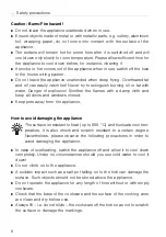 Предварительный просмотр 8 страницы V-ZUG GK46TIAC Operating Instructions Manual