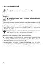 Предварительный просмотр 30 страницы V-ZUG GK46TIAC Operating Instructions Manual